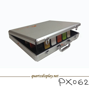 PX061石材手提铝箱，长方形石英石手提箱
