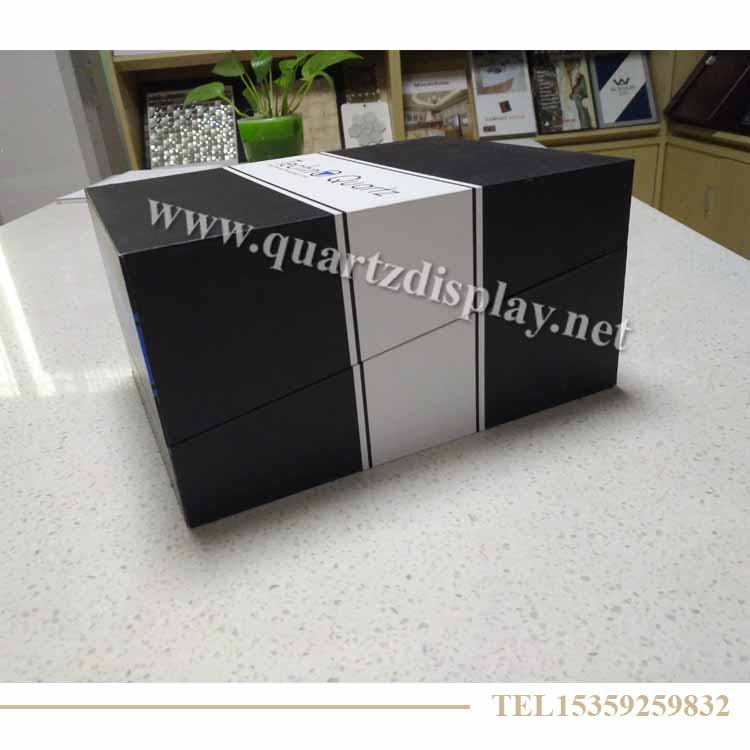 石英石样品箱_人造石色卡盒_手提样品石英石箱 PB036
